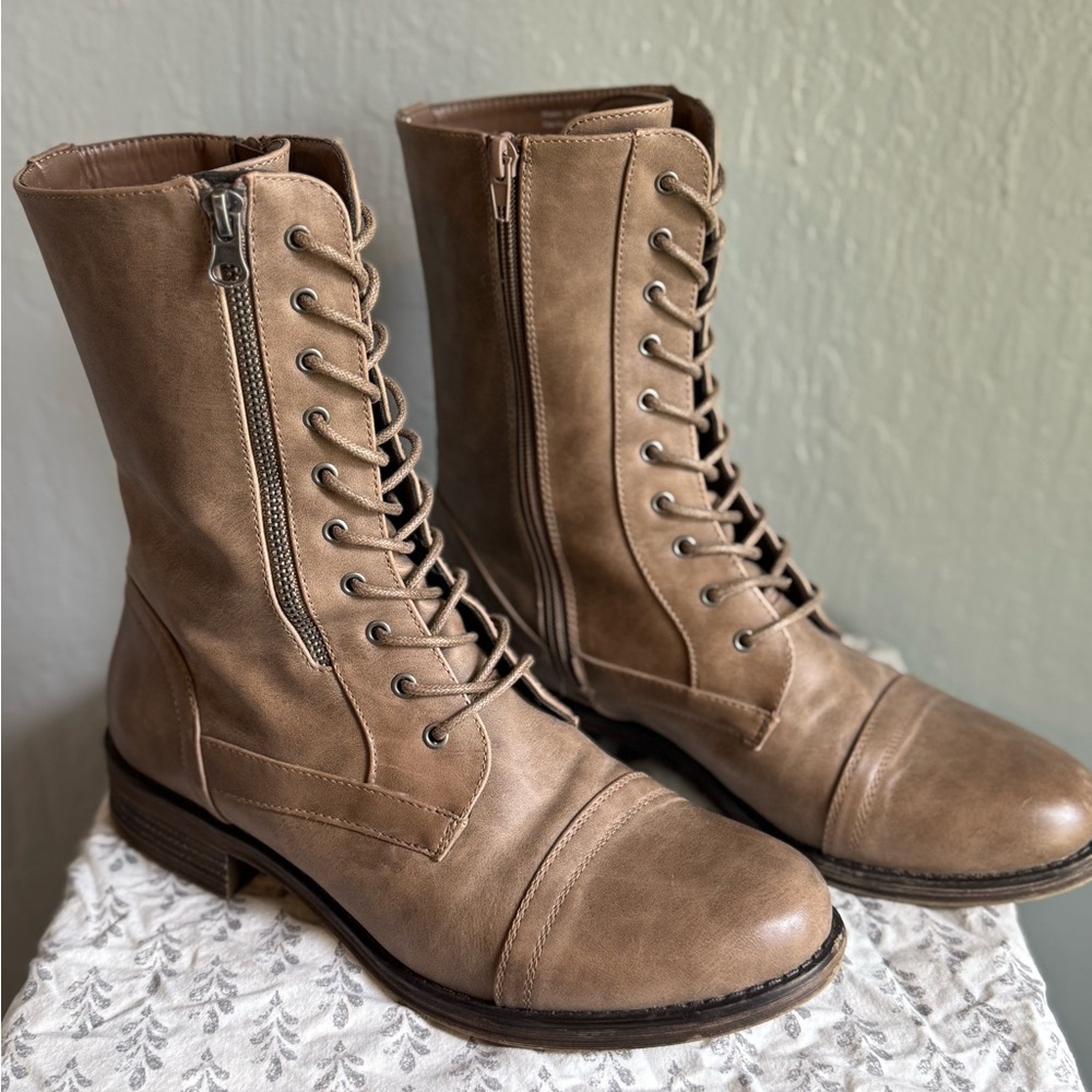 Tan boots by Call It Spring